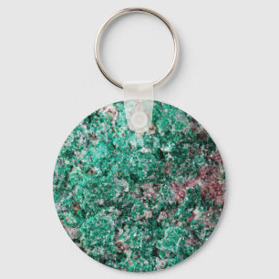 Porte-clés Malachite et cuivre