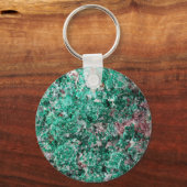 Porte-clés Malachite et cuivre (Recto)