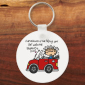 Porte-clés Maladie de voiture humoristique (Recto)