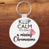 Porte-clés Maladie du syndrome de Chromosome Turner manquante (Recto)