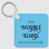 Porte-clés Maladie invisible (Recto)