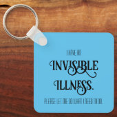 Porte-clés Maladie invisible (Recto)
