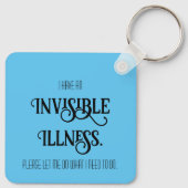 Porte-clés Maladie invisible (Dos)