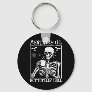 Porte-clés Maladie Mentale Mais Totalement Chill Halloween Co