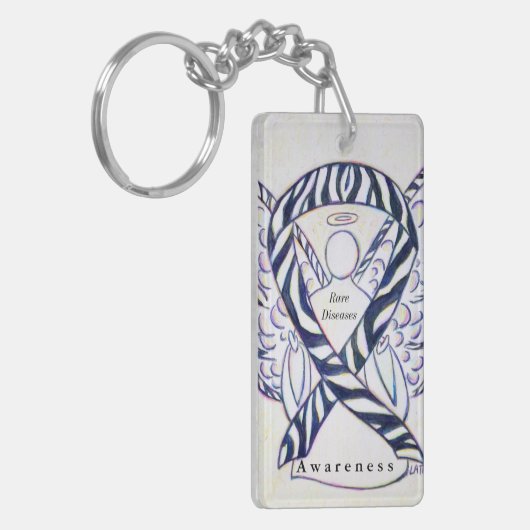 Porte-clés Maladies rares Sensibilisation à l'angle Porte - c (Devant gauche)