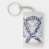 Porte-clés Maladies rares Sensibilisation à l'angle Porte - c (Devant)