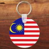 Porte-clés Malaisie Drapeau de haute qualité (Recto)