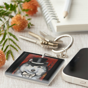 Porte-clés Malamute d'Alaska