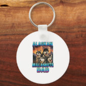 Porte-clés Malamute d'Alaska (Recto)