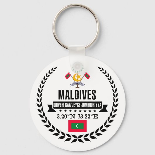 Porte-clés Maldives (Recto)