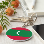 Porte-clés Maldives Flag (Côté)