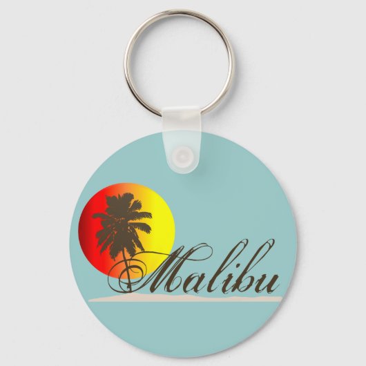 Porte-clés Malibu California Souvenir (Recto)