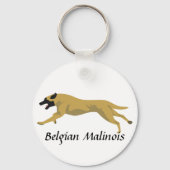 Porte-clés Malinois (Recto)