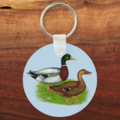 Porte-clés Mallard Drake et Duck (Recto)