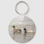 Porte-clés Mallard Ducks Photo Keychain (Verso)