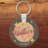 Porte-clés Mallorca Espagne vacances souvenir retro (Recto)