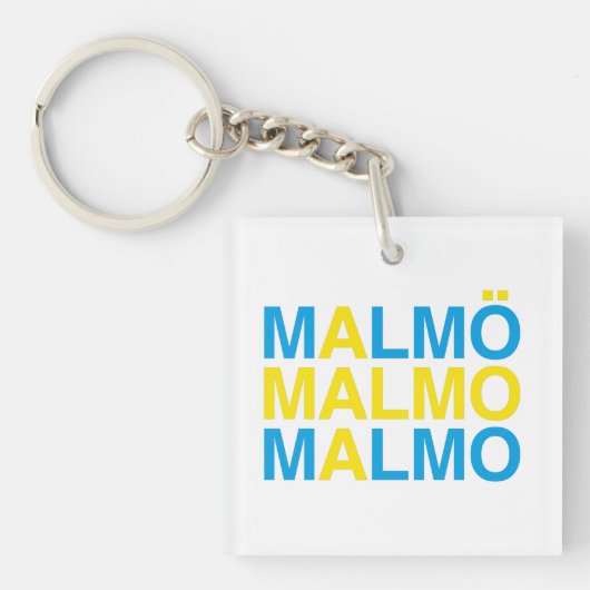 Porte-clés MALMO Swedish Flag (Devant)