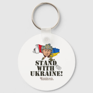 Porte-clés Malta Soutenez L'Ukraine Zelensky Dog Tag Drapeau