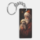 Porte-clés Maltais avec Noël Festif du Père Noël (Devant gauche)
