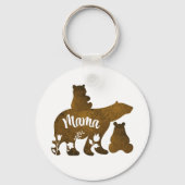 Porte-clés Mama Bear avec 2 Cubs Maman de deux (Recto)