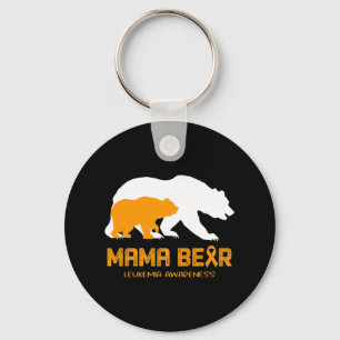 Porte-clés Mama Bear LEUKEMIA Sensibilisation Des Femmes Homm