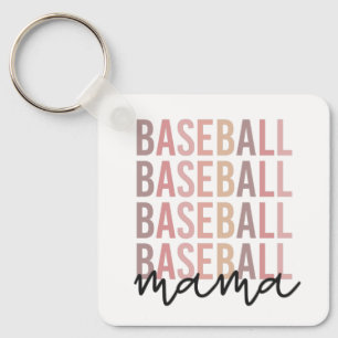 Porte-clés Mama de baseball Cadeaux de maman de baseball