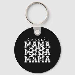 Porte-clés Mama footballeuse Rétro Groovy Maman de softbyll 