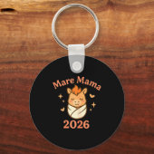 Porte-clés Mama Mare 2026 Fire Horse Matching Cute Funny Mate (Recto)