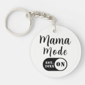 Porte-clés Mama Mode activé, Porte-clés personnali (Devant)