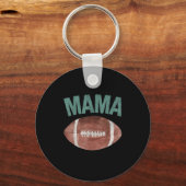 Porte-clés Mama Of The 1 Year Old Football 1st Year Down Birt (Recto)