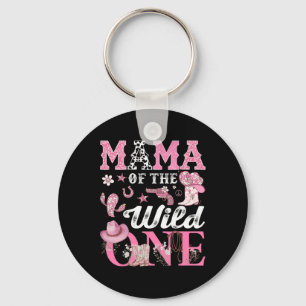 Porte-clés Mama Of The Birthday Wild One 1st Birthday Cowgirl