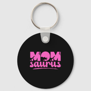 Porte-clés Mama Saurus T-rex Dinosaur Mère Saurus Famille Ma
