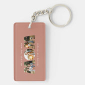 Porte-clés Maman 3 photo moderne élégante terre cuite mère jo (Dos)