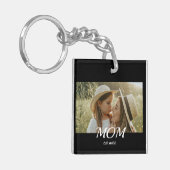 Porte-clés Maman a établi un script photo moderne (Devant gauche)