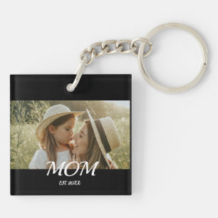 Porte-clés Maman a établi un script photo moderne