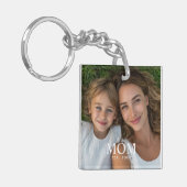 Porte-clés Maman a établi une photo de script moderne (Devant gauche)