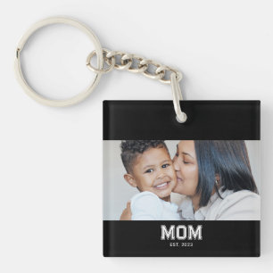 Porte-clés Maman a établi une photo moderne et audacieuse