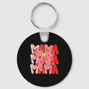 Porte-clés Maman à nœud coquette Saint-Valentin Femme Épouse