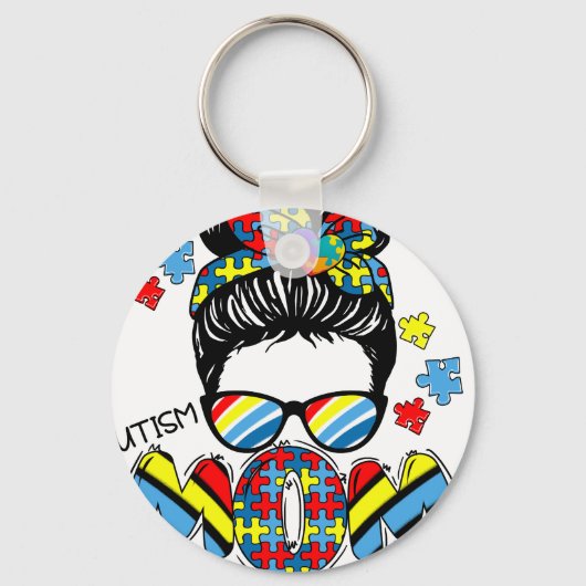 Porte-clés maman autiste (2 (Recto)