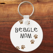 Porte-clés Maman beagle (Recto)