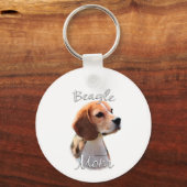 Porte-clés Maman beagle 2 (Recto)