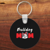 Porte-clés Maman - Bulldog (Recto)