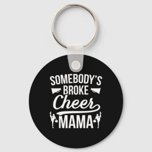 Porte-clés Maman Cheerleader Cassée Cheer Maman D'une Mère De