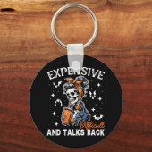 Porte-clés Maman Coûteux &amp; Parle De Retour Halloween (Recto)