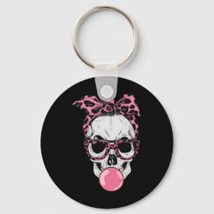Porte-clés Maman Crâne Bubblegum Lazy Costume d'Halloween Leo