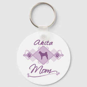Porte-clés Maman d'Akita