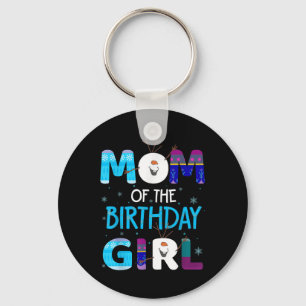 Porte-clés Maman De Anniversaire Fille Fête De Famille Snowma