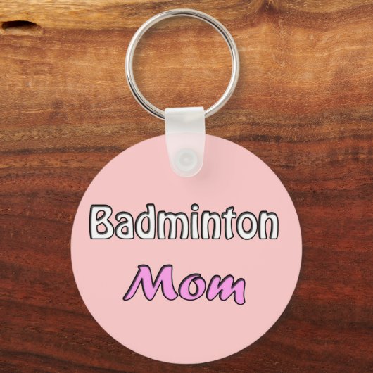 Porte-clés Maman de Badminton (Recto)