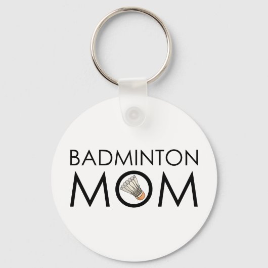 Porte-clés Maman de Badminton (Recto)