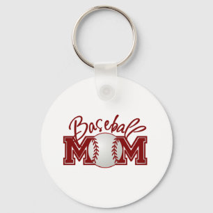 Porte-clés MAMAN de base-ball